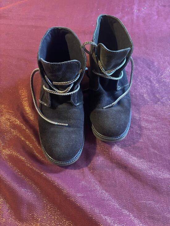 Martins Shoes - Martins Ankle Boots Womens 8 M Brown Suede Lace Up Casual Desert Chukka Comfort